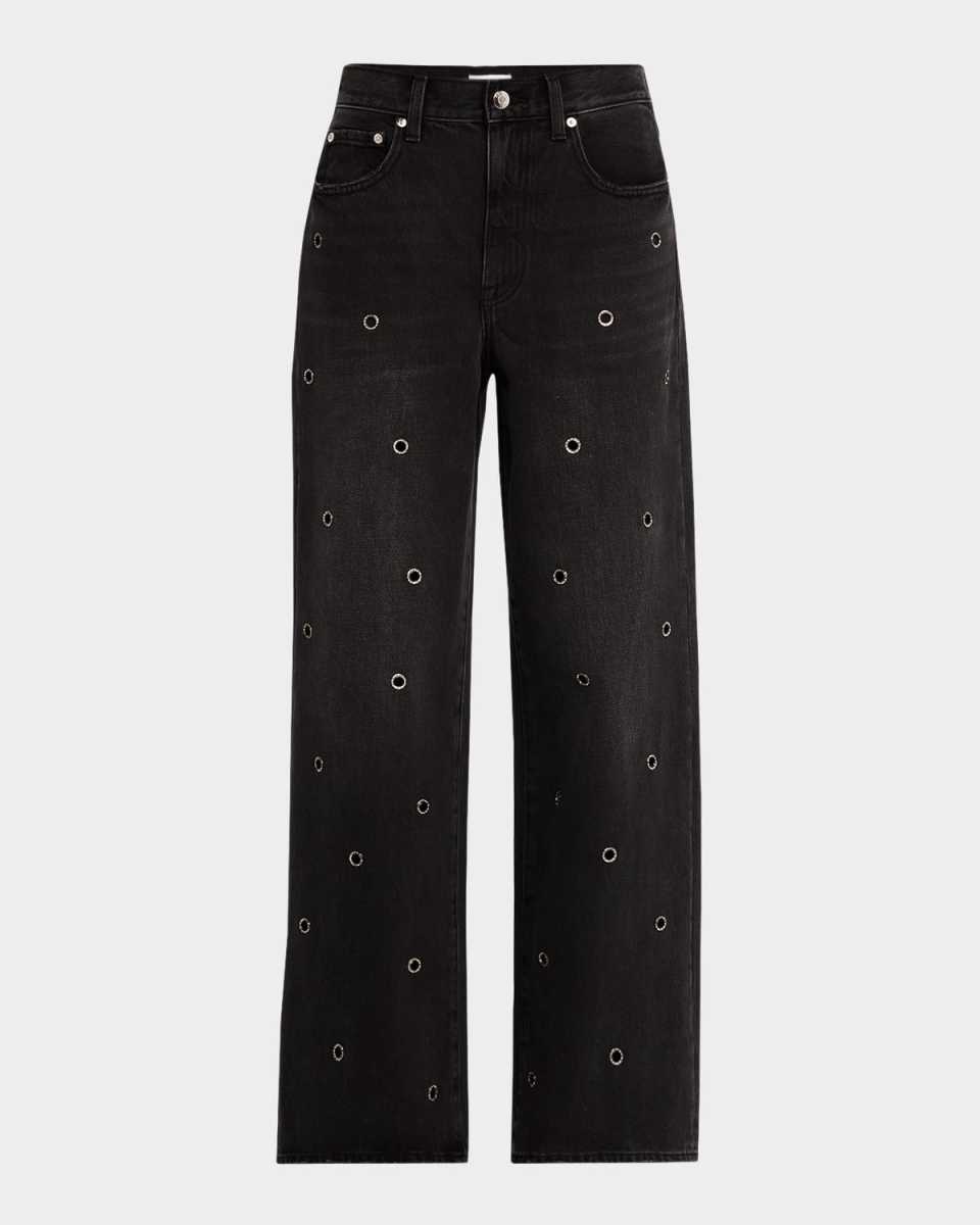 Hendrix High-Rise Baggy Grommet Jeans